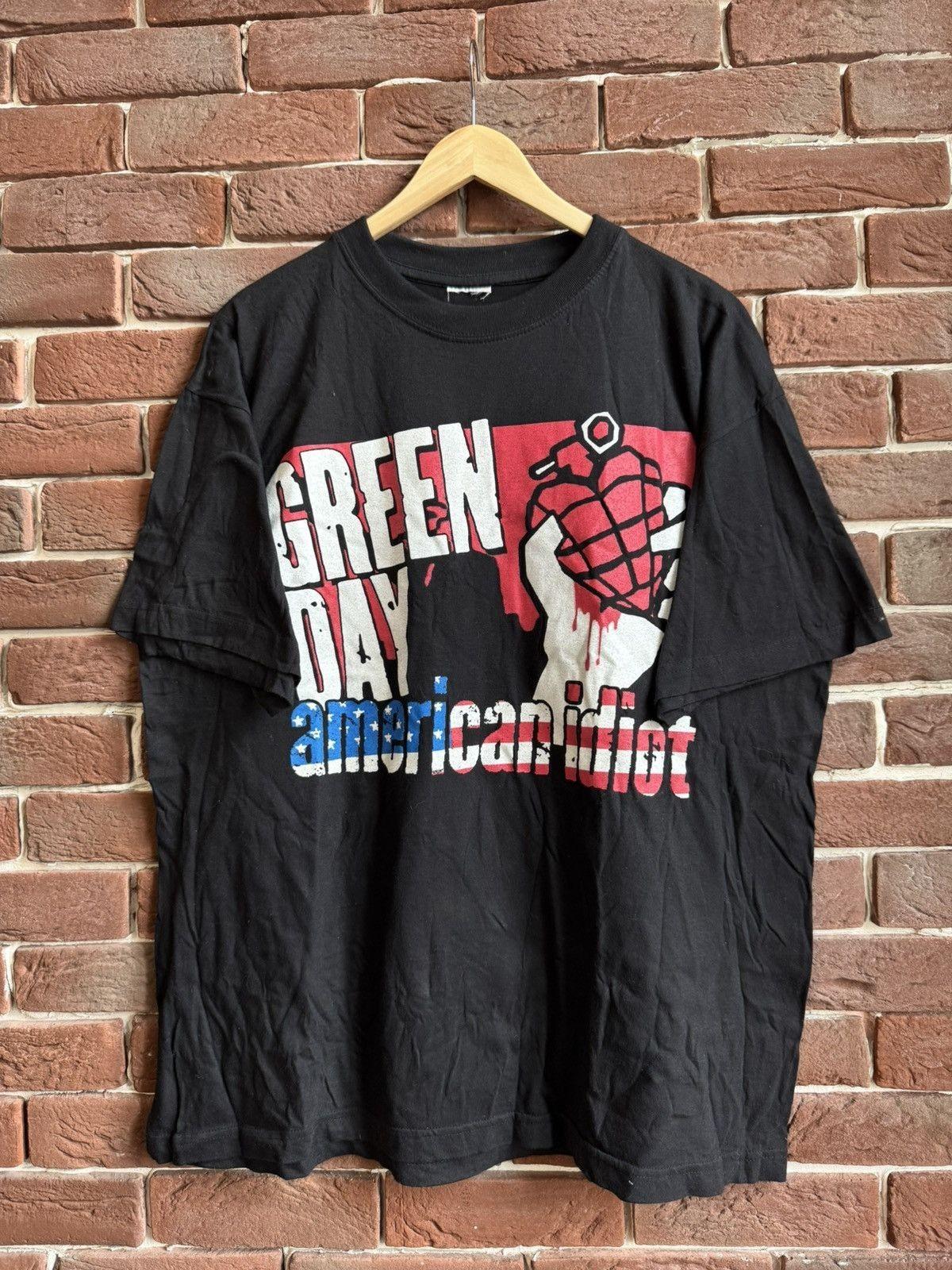 Vintage 2005 Green Day American Idiot Tee Band Punk Rock Unisex T-Shirt L