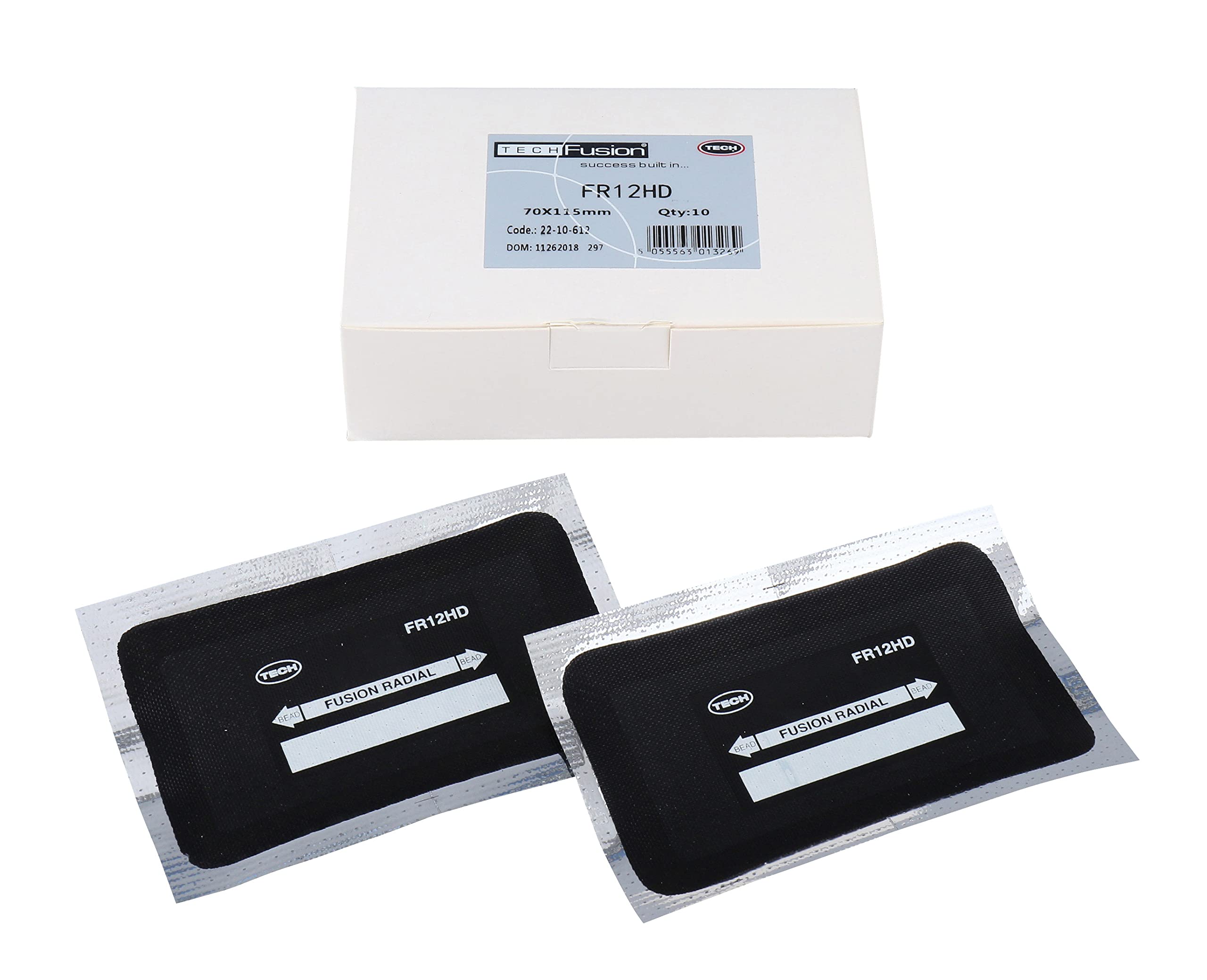 

TECH RADIAL PATCH Puncture Repair Material FR12HD Tire Repair Inner Surface Repair