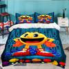 3PCS Game PAC Bedding Set,Including 1pc Duvet Cover And 2pcs Pillowcases Perfect for Bedroom, Dormitory, Large size Fan Christmas gift