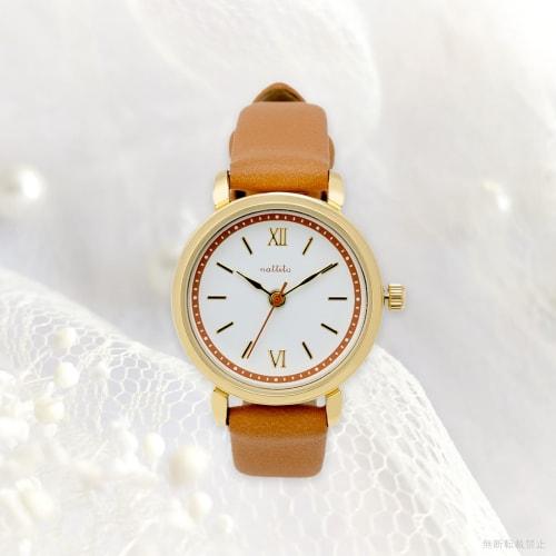 Fieldwork Women's Analog Watch with Leather Strap, Brown, MKL2306-5