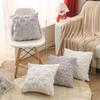 Christmas Cushion Cover Short  Throw Pillow Case Soft Plushie Sofa Pillowcase Cushion Cover Square 1PC
