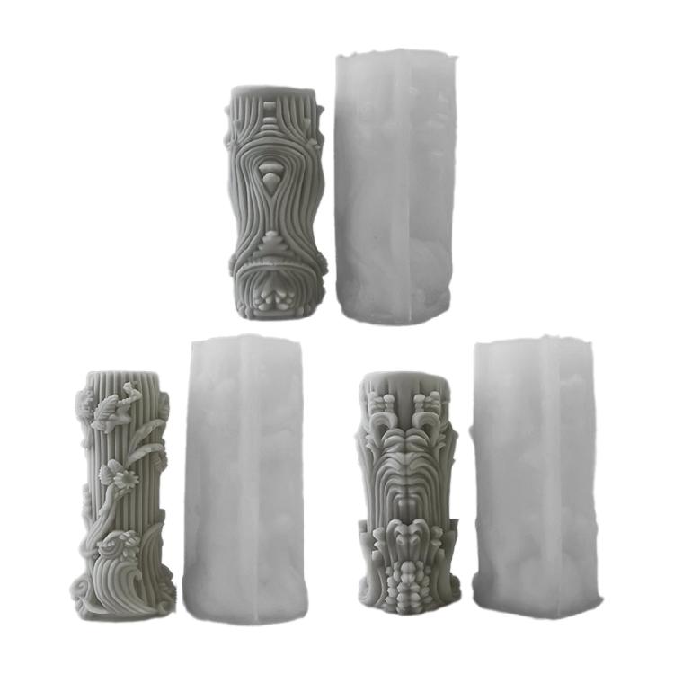 Kerzenformen Zylinderförmige Bastelform zur Herstellung von künstlerisch geschwungenen Kerzen