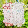 Sommer Haustier Hund und Katze Bekleidungszubehör, florales Prinzessinnenkleid, dünner Stil mit transparenten und gerollten Kanten