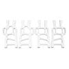 4 Pcs Front Rear Suspension Arms Set for HSP Racing 94111 1 10 RC Car Upgrade Parts Replacement