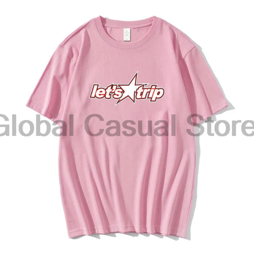 Sturniolo Triplets Lets Trip Star Tshirt Crewneck Short Sleeve Tee Unisex Women Streetwear Tops Fashion Clothes