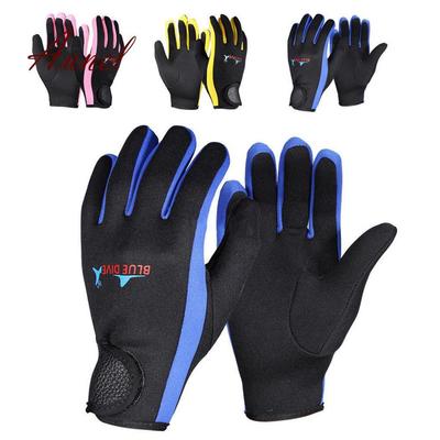 Kış Sporları Yüzme Şnorkel Dalış Eldivenleri Yüksek Esneklik 1.5mm Neopren