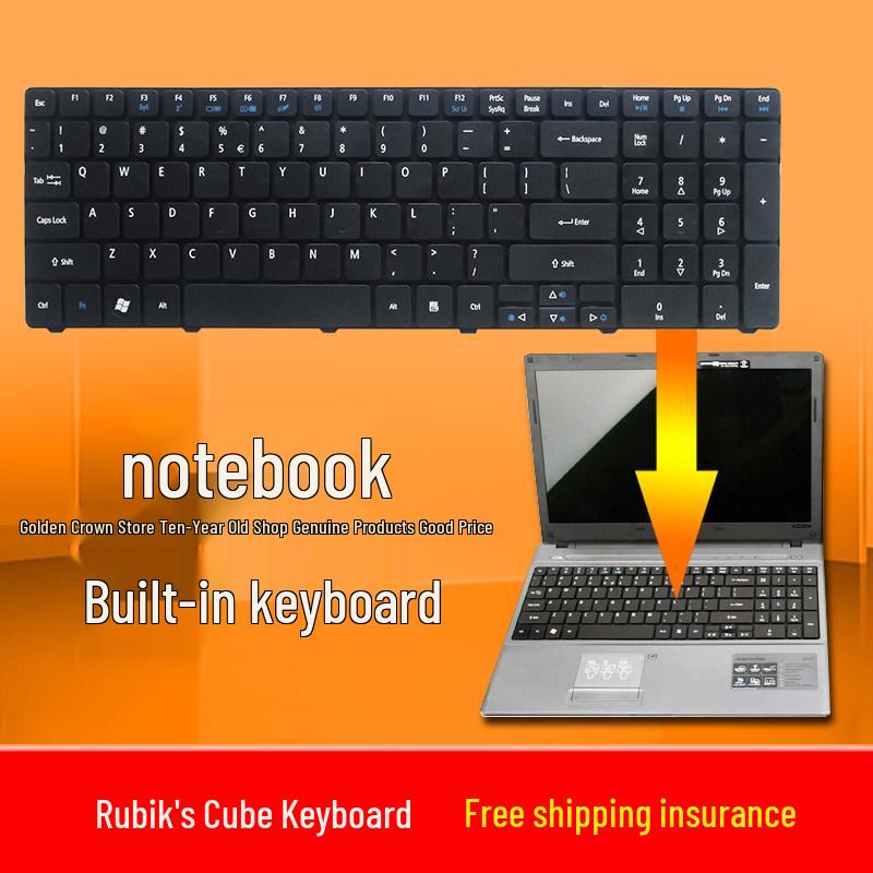 Compatible Keyboard for Acer Aspire Models: 5810T, 5820T, 5750G, 5742, 5536TG, 7741ZG, 5350