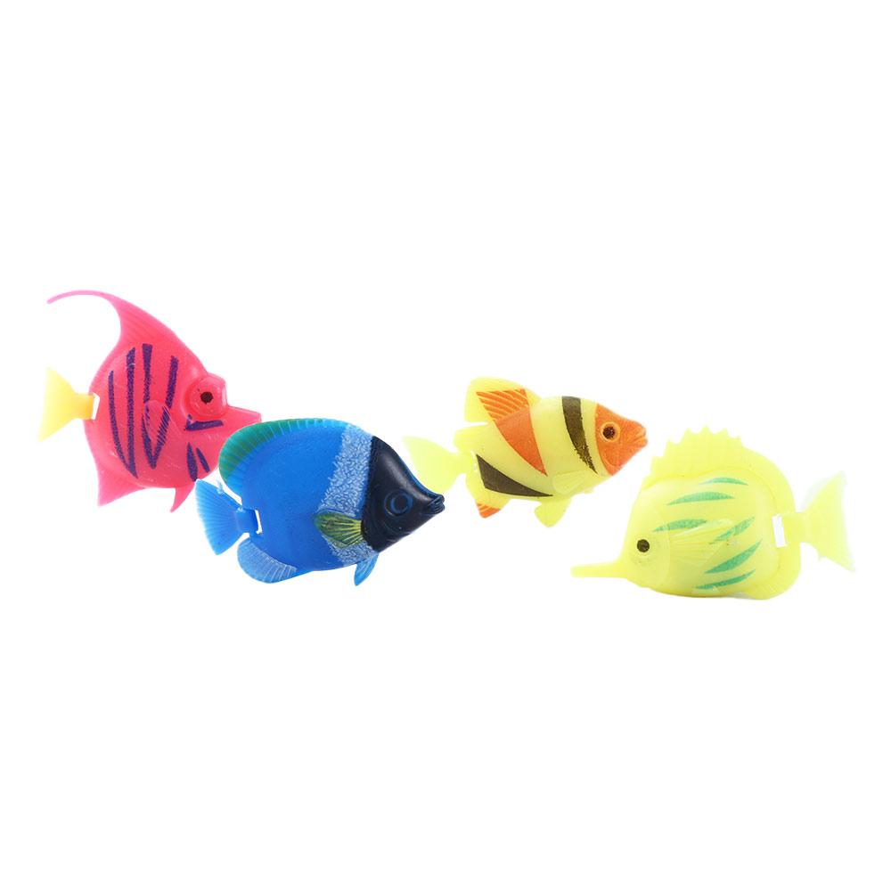 Moving Landscape Floating Fish Tank Decoration Artificial Fish Aquarium Ornament Fake Fish