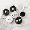 Cartoon Cute Dog Portable Folding Airbag Massage Comb and Mirror Combo