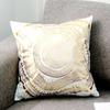 Modern Geometric Gold Bronzing Plants Leaves Cushion Cover Super Quality Polyester Pillow Cover Decorative Pillow for Sofa Chair
