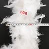 2 Yards 90Gram Turkey Feathers Boa Colorful-Chandelle-Feather-Boa Decor Scarf  Marabou Plumas Shawl for Costume/Hat/party