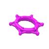 Hexagram Cock Mens Lock Penis Ring Adult Silicone Sex Toy Ejaculation Delay