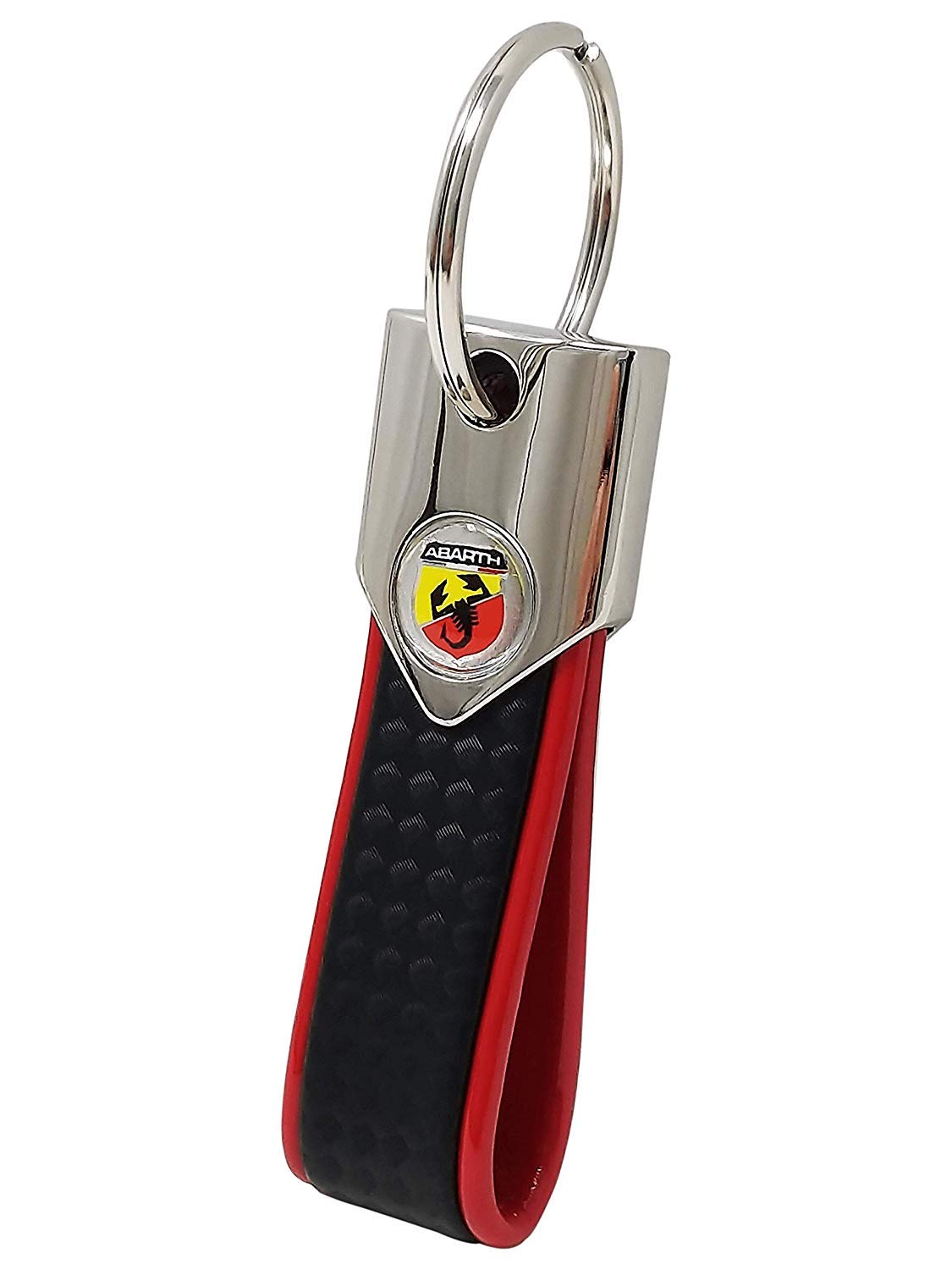ABARTH Genuine FIAT Italy Accessories Keychain keyholder MADE IN ITALY красный