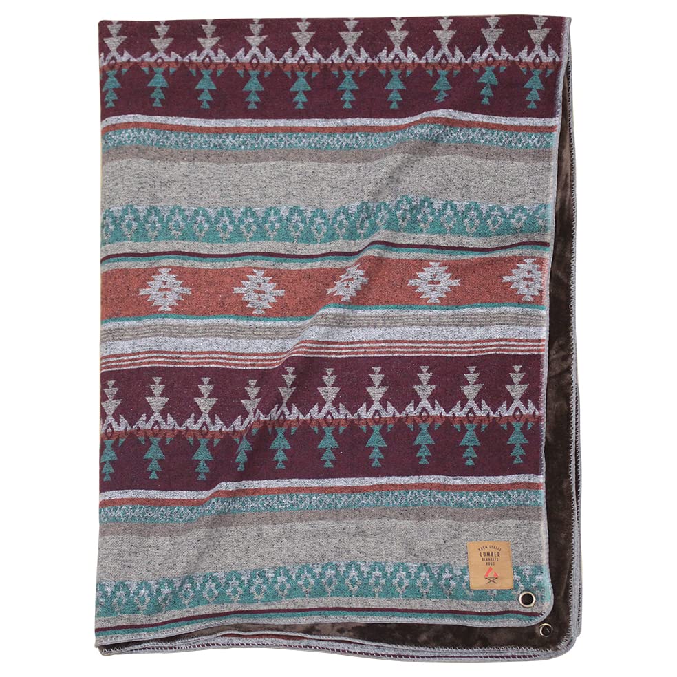 

Keystone LUMBER Blanket, Palpa Burgundy, Large, SE053530