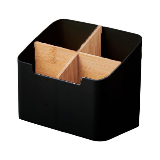 Storage Box Clutter-Free Desktop Organizer Remote Control Stationery Holder Workspace Tidy Box Office Supplies