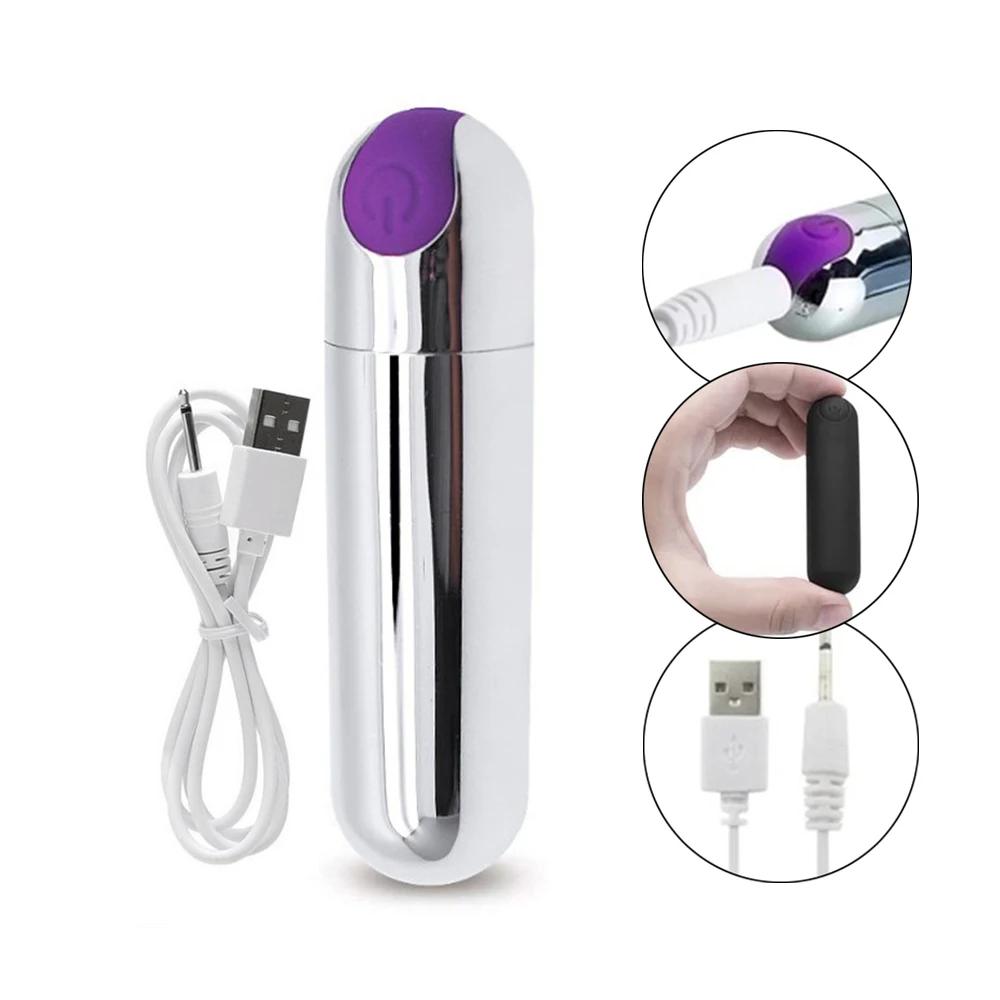 Mini Vibrators Female Waterproof Clitoral Nipple Masturbator Vaginal Massager Bullet Vibrator Sex Toys for Woman Adult Supplies