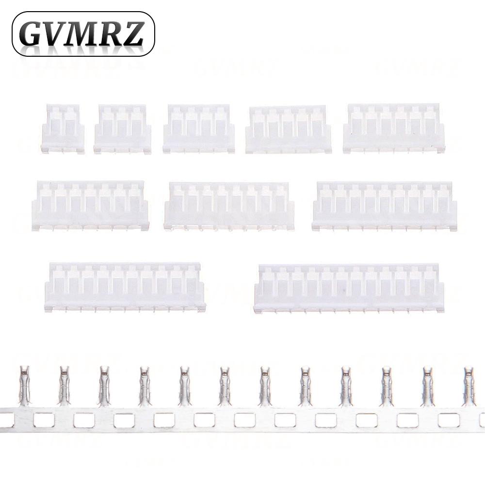 100PCS JST XH2.54 ZH1.5 PH2.0 1.25 MM Terminals Plastic Shell Male Plug Female Socket Wire Connector 2.54 2P 3P 4P 5P 6P 7P