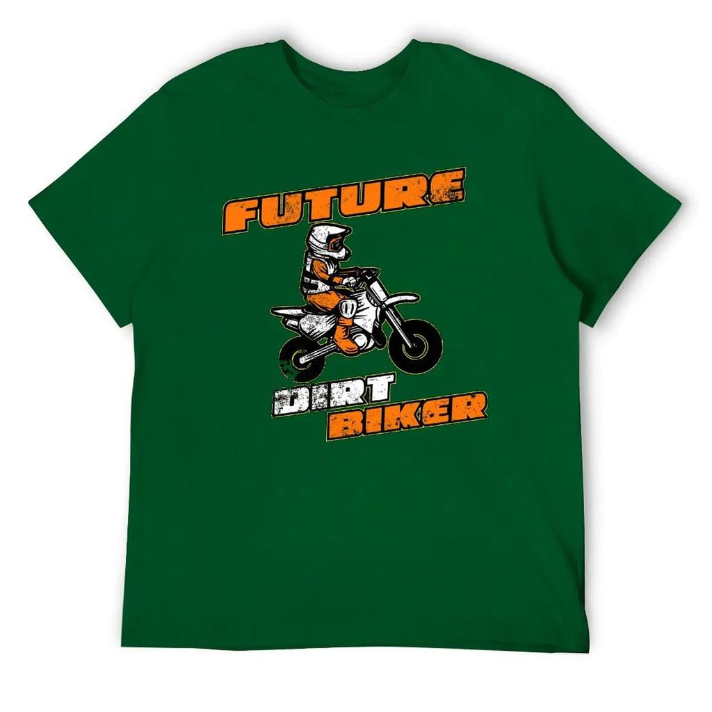 Sport T-shirts Hot Sale Nerd Leisure USA Size Future Dirt Biker Funny Motocross Gift for Kids Y Round Neck T-shirt clothing