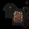 Naruto Kurama Nine Tailed Fox Vintage Acid Wash Unisex Anime Graphic Tee