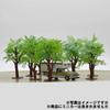 [Asuniko] Diorama Trees, 10 pieces, 10cm, Plastic Model, Miniature, Scenery, Fresh Greenery, Materials