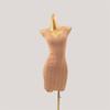 Western Style Sexy Square Collar Hollow-out Sleeveless Knitted Dress Women Autumn and Winter New Waist Hugging Slimming Sheath Vest Dress