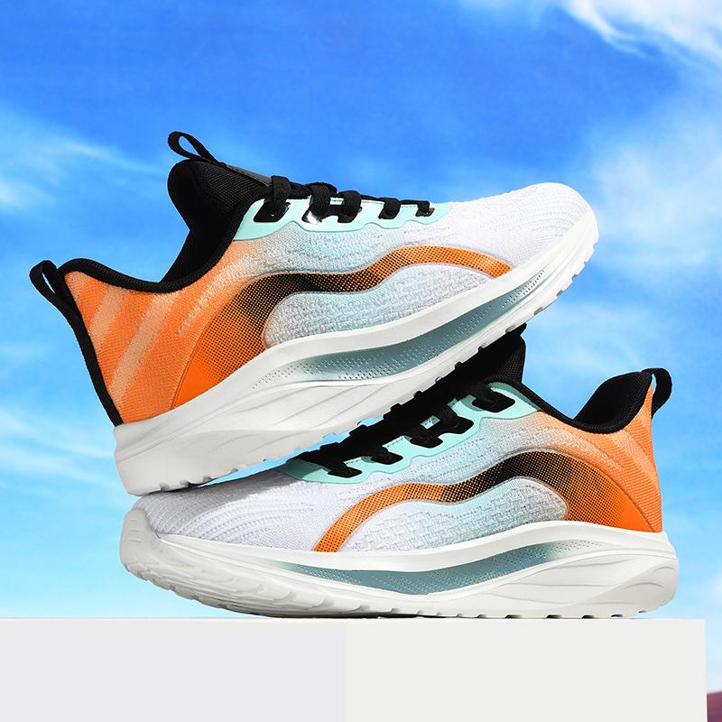 

2025 Весна Новые Спортивные Повседневные Туфли Мужские Туфли Большие Кроссовки Дезодорант Износостойкие Мягкая Подошва Амортизация 43 оранжевый