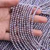 1 Fir Mărgele Perle de Apă Dulce Mov Aproape Rotunde 3,5-4 mm Perle Mici Tip Orez 36cm pentru Bijuterii Delicate DIY