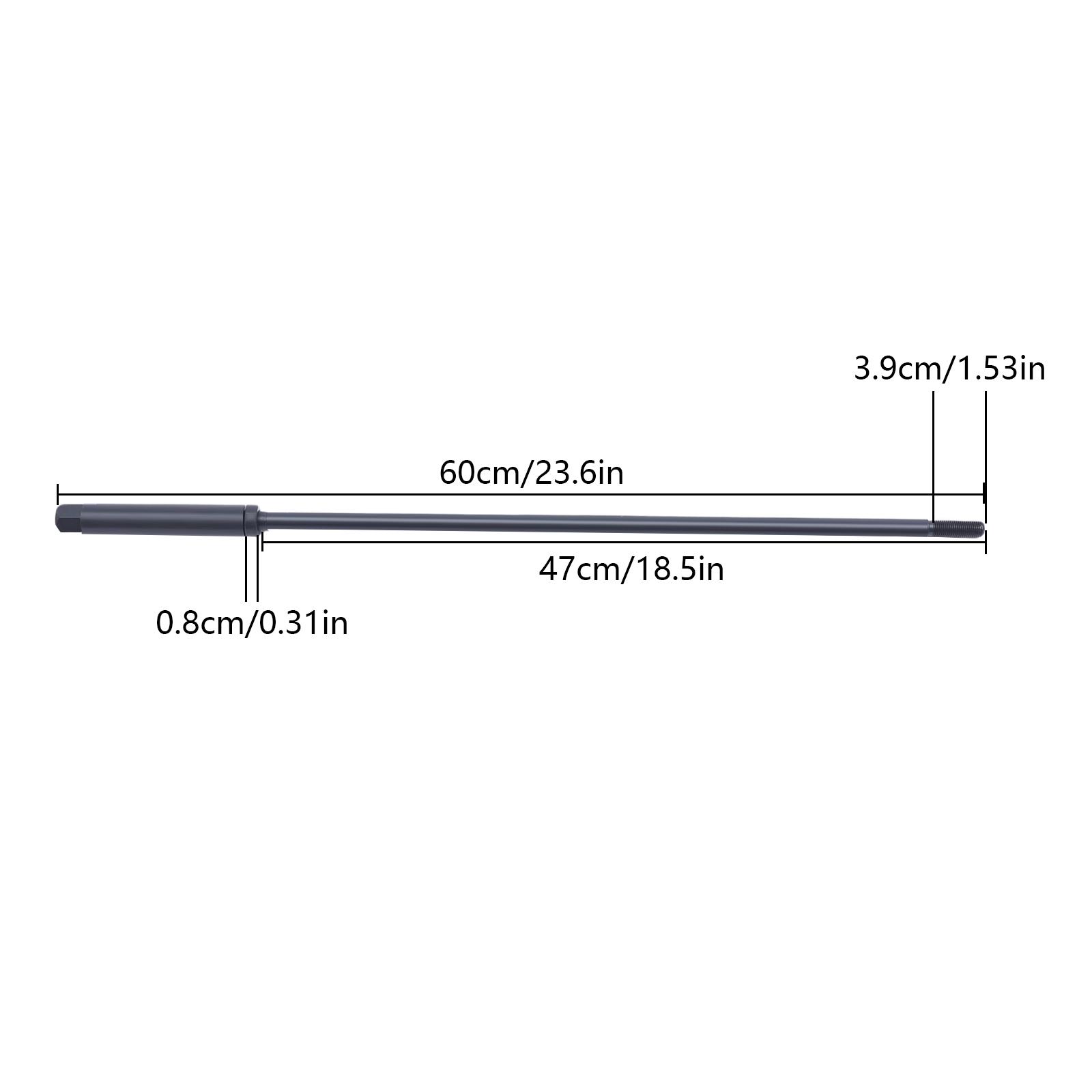 

R8 Milling Machine Pull Rod, 7/16 Thread R8 Draw Bar Overall Drawbar For Bridgeport Milling Machine Part EU Plug срібний
