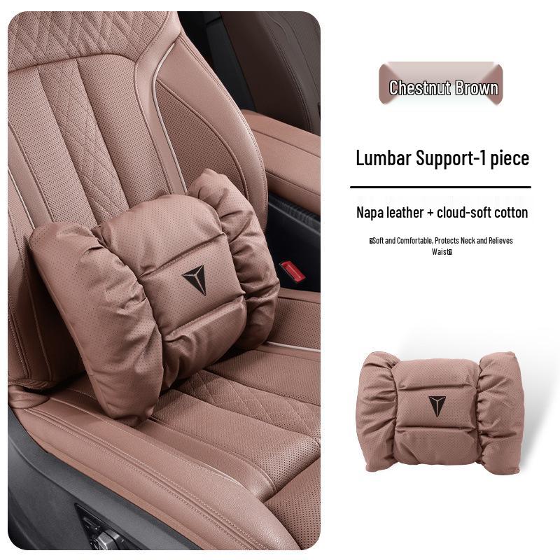 Changan Deep Blue S05 Headrest & Lumbar Support Pillow - Orange
