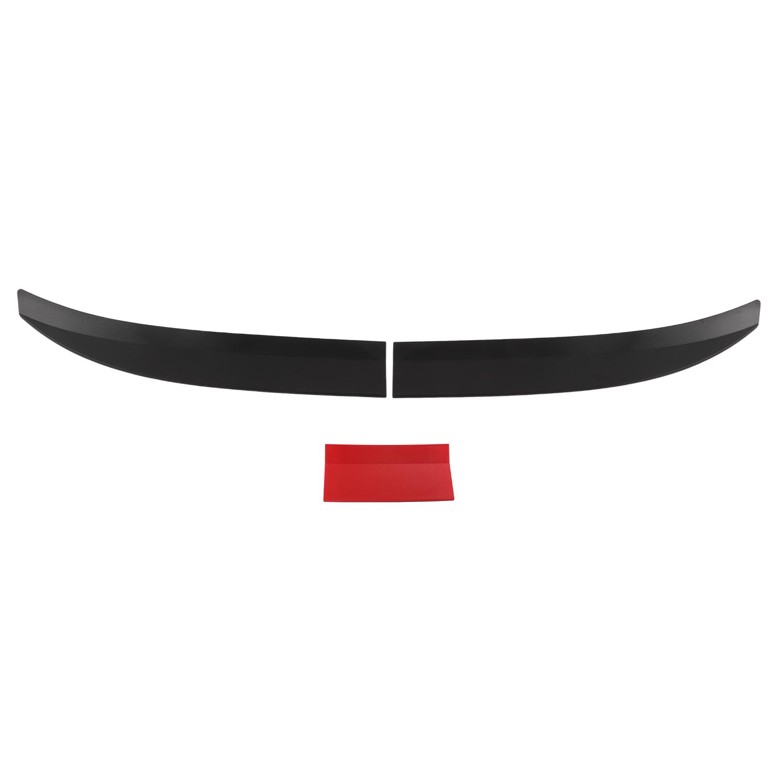 

Комплект из 3 спойлеров для заднего багажника ABS, регулируемый, износостойкий, термостойкий, универсальный для седана, матово-черный матовый черный