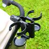 Double Cup Stroller Cup Holder 3 In 1 Drink Rack Lightweight Pram Phone Mount  Parent Use
