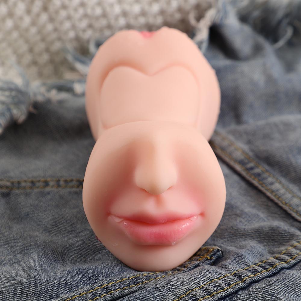 2 In 1 Male Masturbator Adult Sex Toys, 3D Textured with Sexy Realistic Vagina Tight Anus, Mens Stroker Sex Doll for Man Masturbation 530g