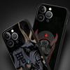 Japan Ghost Face Samurai Phone Case For iPhone 17 16E 15 16 14 13 12 11 Pro Max 7 8 Plus Soft TPU Back Cover