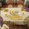 Ramadan Decor Tablecloth Eid Mubarak Decor For Home 2026Ramadan Kareem Islamic Muslim Party Eid Al Adha Gifts Happy Eid Al Fitr