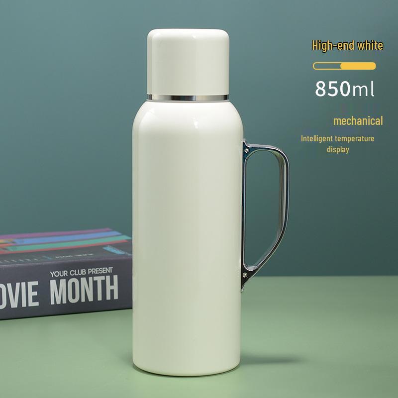 Maternal & Infant 316 Stainless Steel Thermos Pot with Smart Temperature Stewing and Portable Tea Infuser.