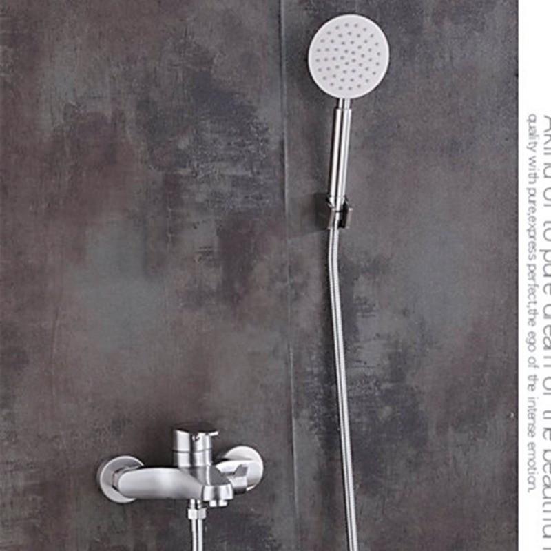Household Stainless Steel Shower Faucet Ceramic Valve Core Bathtub Faucet Bathroom Hot And Cold Mixing Valve Faucet
