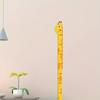 Adorable Cartoon Animal Height Chart Wall Decal - Self-Adhesive, Easy Install Growth Measurement Sticker