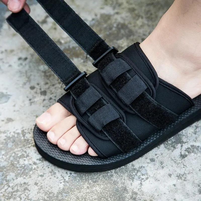 Fashion Summer Outdoor Men Slippers Hook&Loop Canvas Casual Couple Shoes Slip-on Beach Slippers Sandals Women Shoes Flip Flops Hombre