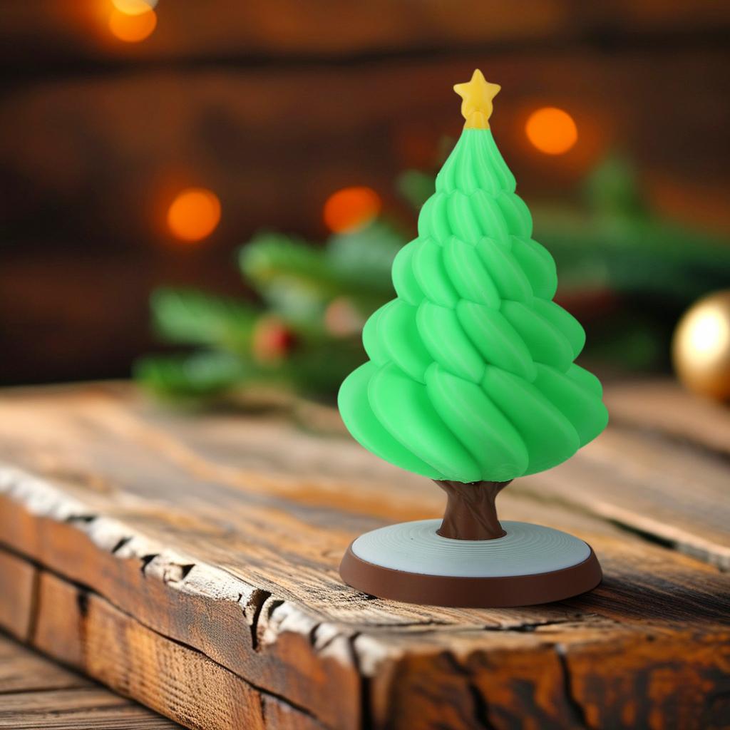 Vánoční stromek, 3D tištěné vánoční ozdoby, Dekorativní ozdoby, Vánoční stromek bytová dekorace