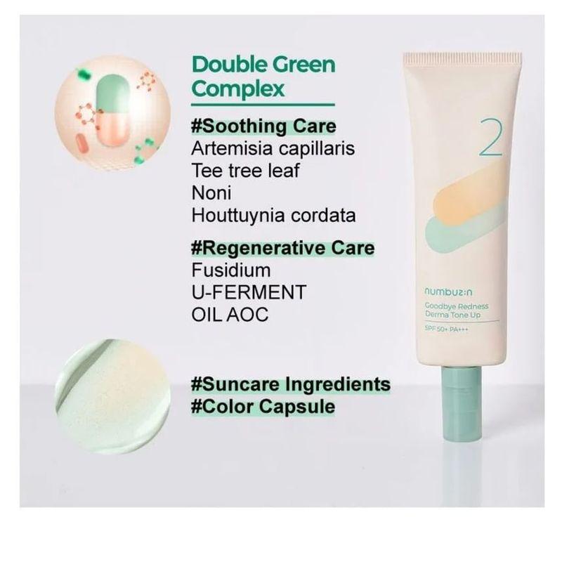 numbuzin - No.2 Goodbye Redness Derma Tone Up