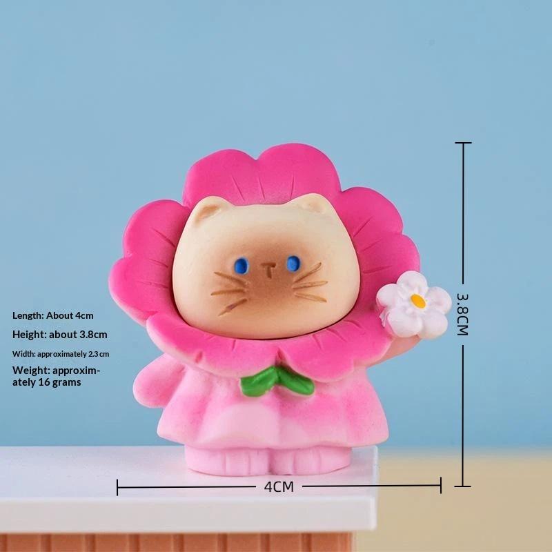 Neue Cartoon Fadcute Katze Pai Serie Harzfigur Ornament Premium-Textur Feiertags-Hausdekoration Modellspielzeug Überraschungsgeschenke