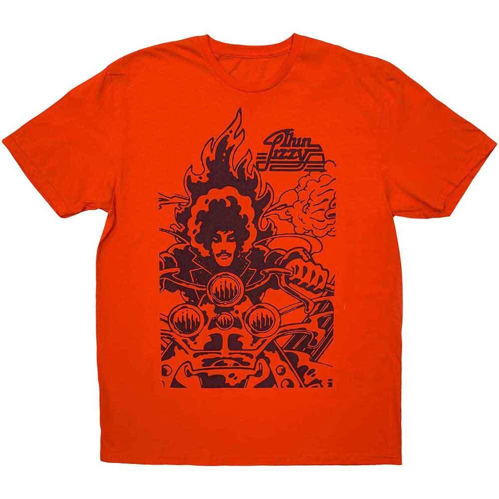 Herren Thin Lizzy The Rocker T-Shirt X-Large Orange