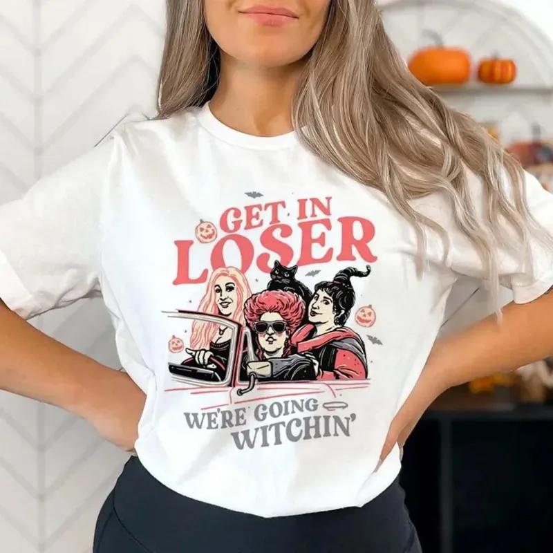 

Halloween Printed Pattern TShirt for Womens Fashion Short Sleeved Sweet and Cute TShirt Top ONeck Casual Printed Basic Tee S