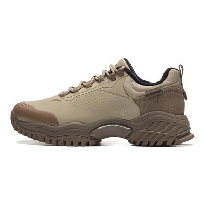 Comfortable Versatile Wear-Resistant Warm Low-Top Casual Shoes Men Sneaker Beige Brown AGLU247-4