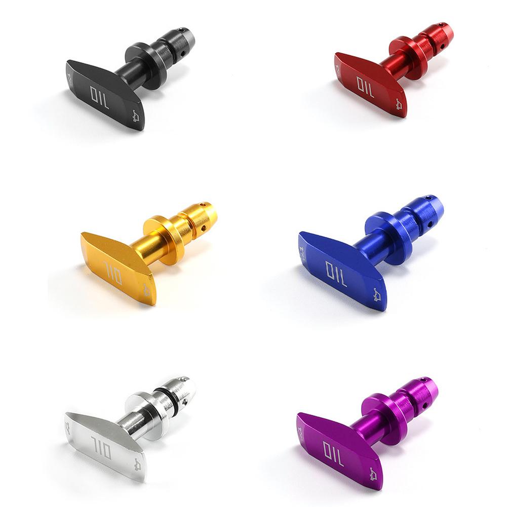 Auto Ölmessstab Pull Griff Motor Öl Pullhandle Aluminium Billet Marke Neue Universal Automobil Ersatz