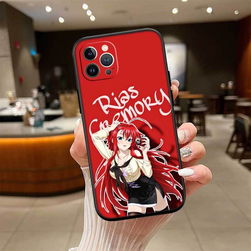 Rias Gremory Phone Case for Samsung S20 S21 S21S S22 S23 S24 FE Ultra Plus Lite F06 F16 M06 M16 M56 A07 A17 A36 A37 A55 A57
