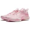 New LiNing Shining Durable Breathable Low Top Basketball Shoes Men's Pink ABPU007-4