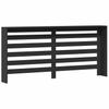 Vidaxl Radiator Cover, Black, 175X20X82 Cm