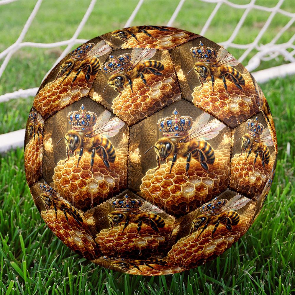1pc Royal Honeycomb Size 5 Soccer Ball Professional Match Training Football Indoor &Outdoor Sports Ball Training Ball Lightweight Durable y51