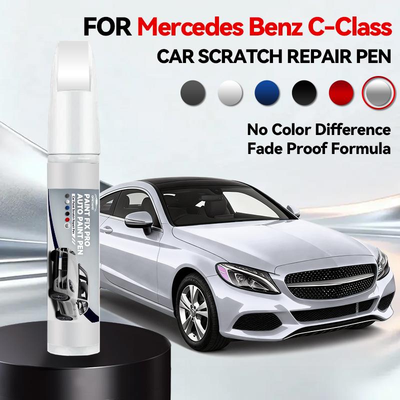 

Vehicle for Exclusive Use For Mercedes Benz C-Class 1993-2026 W204 W205 W206 Paint Repair Pen Touch Up Scratch Remover DIY Auto срібний